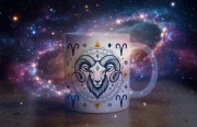 Znak zodiaku Baran smieszny kubek dla ludzi urodzonych w marcu kwietniu