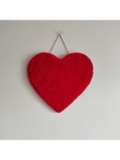 Zawieszka na ścianę - serduszko - tufting - rękodzieło 