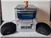 AIWA NSX-SZ52  3W1 WIEŻA, CD, Radio, Tape, Aux, VFD Display, RDS, JAPAN