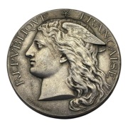 Medal - Francja 1884 - SREBRO waga 68,02 g