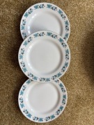 Chińska porcelana, talerze do ciasta 3 sztuki