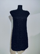 Czarna sukienka z cekinami firmy Mystify używana rozmiar 36/38