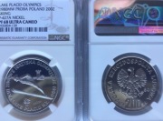 200 ZŁ Próba NIKIEL OLIMP. LAKE PLACID ZNICZ 1980 NGC PF68 ! 2 MAX OKAZJA