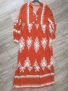 Maxi sukienka w wzory r44