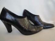 BADURA czarne botki, czółenka rozm.37 skóra