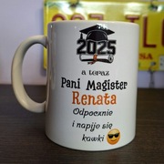 Kubek z okazji ukończenia szkoły. Magister, licencjat, inżynier i nie tylko