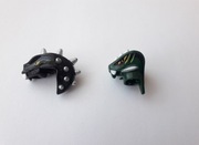 Lego Ninjago njo0067 Skalidor + njo0066 Acidicus Z zestawu 9450 ( głowy )
