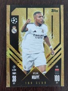 TOPPS MATCH ATTAX 2024-2025 100 CLUB 476 KYLIAN MBAPPE REAL MADRYT
