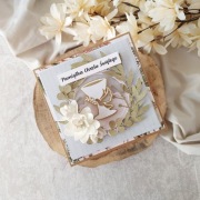 Kartka na chrzest w pudełku  - gotowa do wysyłki 