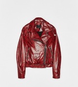 Ramoneska wężowa brąz Guess zara bershka XS