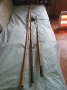 Stare wędki bambusowe muchowe i kołowrotki, tonkin