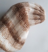 Włoska Czapka Smerfetka Zimowa Podwójna