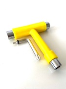Żółty klucz deskorolkowy uniwersalny 13/14/10mm z imbusem i śrubokrętem