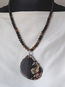 Promocja!Naszyjnik korale  Agat 