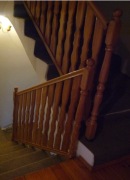 Gotowa barierka drewniana z tralkami