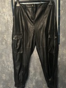 Spodnie skórzane Pinko bojówki r.46 XL