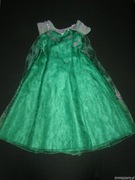 Strój kostium ELSA GORĄCZKA LODU KRAINA Frozen 5-6 lat 110-116cm DISNEY