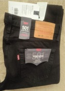 Levi`s 501 32 x 32 Slim Taper czarne