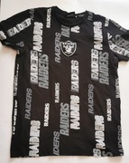 Raiders - T-shirt czarno/biały - New Era roz. M