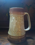 Kufel do piwa Tułowice tance polskie kremowy PRL 