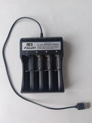 UNIWERSALNA ŁADOWARKA OGNIW AKUMULATORÓW Li-Ion 18650 i innych. 4 cele.