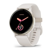 Nowy zegarek Garmin Vivoactive 5, beżowo-złoty, 010-02862-11