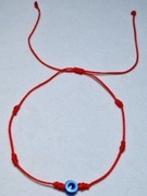 Bransoletka z czerwonego sznurka z koralikiem Oko Proroka