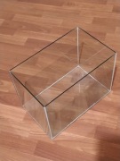 Akwarium szklane prostokątne dla chomika 37,0x22,8x26,3