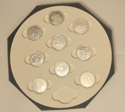 Srebro - seria monet Icons of inspiration  9x 1 Oz próby 999