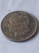 One dollar 1902 r dolar moneta 4cm. Copy 17