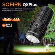 Latarka Sofirn Q8 Plus mocna 16000lm 6500K LATARNIA W RĘKU