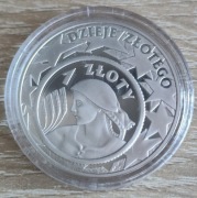 10 zł 2004 Dzieje złotego  1 złoty z 1924 r.