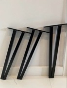 Metalowa noga 40 cm, nogi loftowe z profilu  