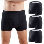 Carer Męskie bokserki na nietrzymanie moczu czarne r.L M67 3szt