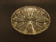 Talerzyki deserowe PRL, talerzyki deserowe 6 sztuk, szkło Prl, vintage