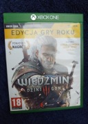 Xbox One Gra WIEDŹMIN 3 Dziki Gon EDYCJA GRY ROKU wersja PL gra na Konsole 
