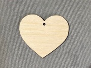 100 szt drewniane serce sklejka szer. 30mm / 3 cm wycinane laserowo