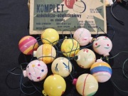 Lampki choinkowe 1959r. kolekcjonerskie światełka na choinkę vintage prl
