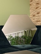 Sześciokątne lustro ścienne 68,2x77,7 cm