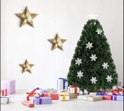 Sztuczna choinka 90 cm z lampkami LED i stojakiem