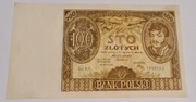 Banknot 100 zl z 1932 roku seria AH