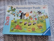 Puzzle krecik 2x20 4+