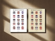 Plakat A4 Krab Wampir Geosesarma - beżowy