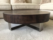 Stolik kawowy drewno dąb monolit GO21