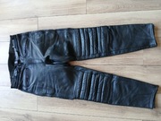 Spodnie motocyklowe skórzane rozm.42