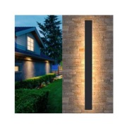 Lampa ścienna zewnętrzna długi kinkiet Villa Wall Light IP65 48W 150cm