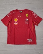 koszulka Charles Leclerc, Scuderia Ferrari 2024, F1, Formula 1, Puma, XL