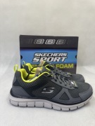 Buty Męskie Sportowe Skechers Track Bucolo szare lekkie rozmiar 44