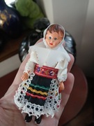 Cepelia PRL handmade mała laleczka lalka