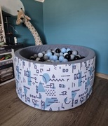 Duży piankowy suchy basen z Piłeczkami Welox 400 piłeczek 